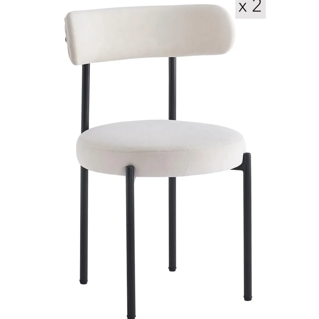 La chaise LARS design scandinave beige