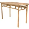 La table à manger BARU son design rustique et épuré pour 4 personnes