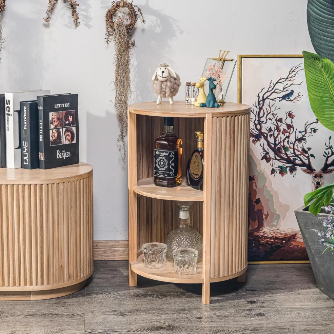 La table ALTA design scandinave et sa structure en bois massif