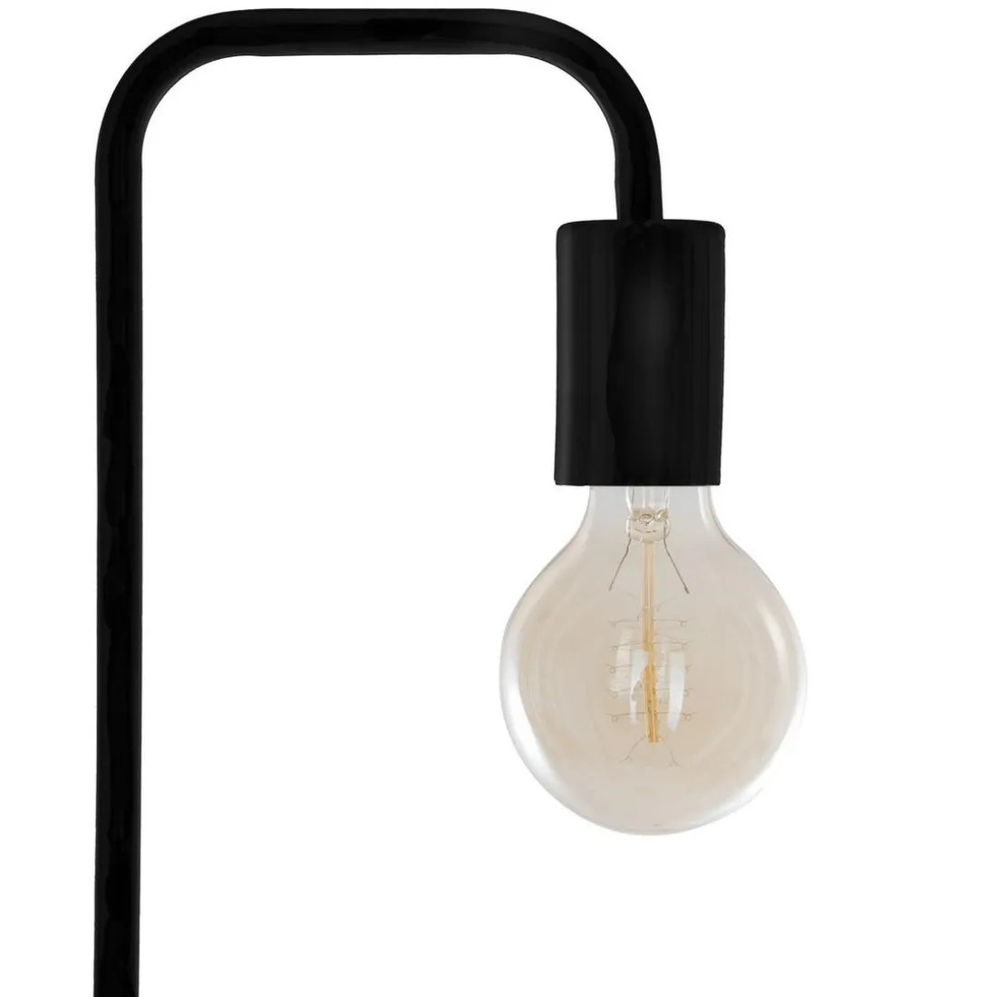 Lampadaire métal noir
