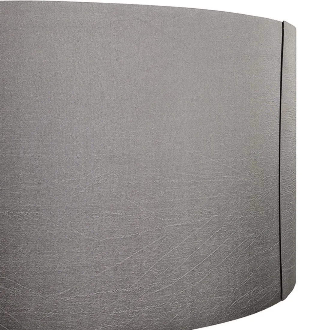Lampe à poser design 'SPRING MINI' avec abat-jour gris et trépied noir