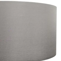 Lampe à poser design 'SPRING MINI' avec abat-jour gris et trépied noir