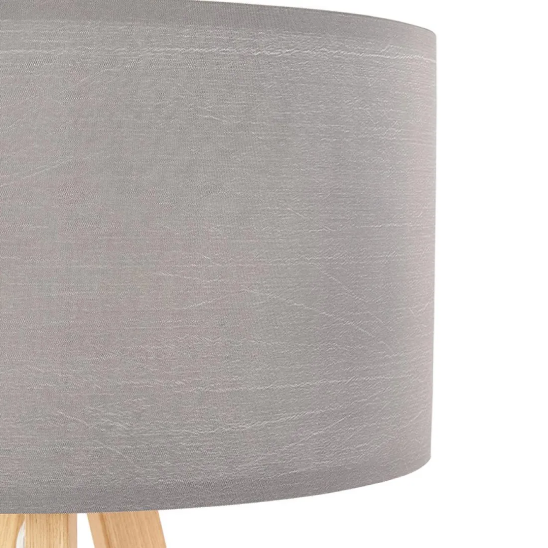 Lampe à poser trepied 'SPRING MINI' avec abat-jour gris style scandinave