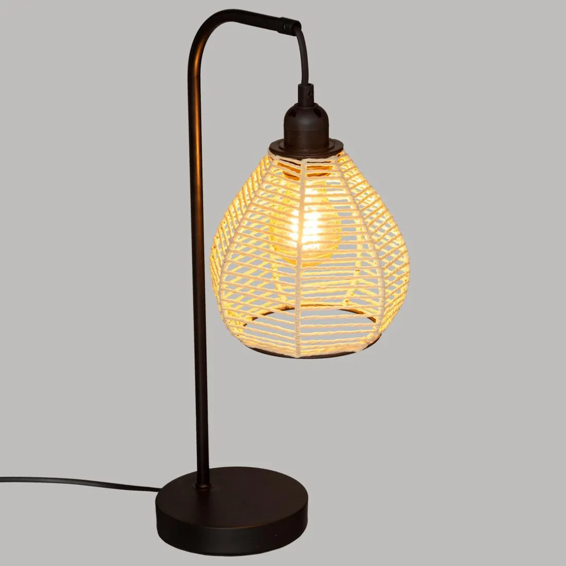 Lampe Arc DELIA Naturelle H47.5