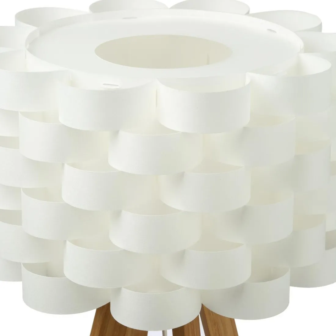 Lampe bambou papier
