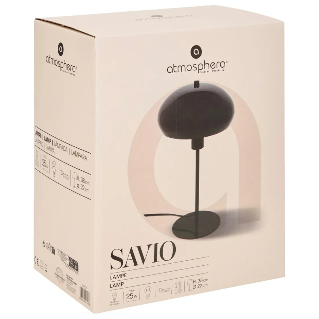 Lampe champignon à poser