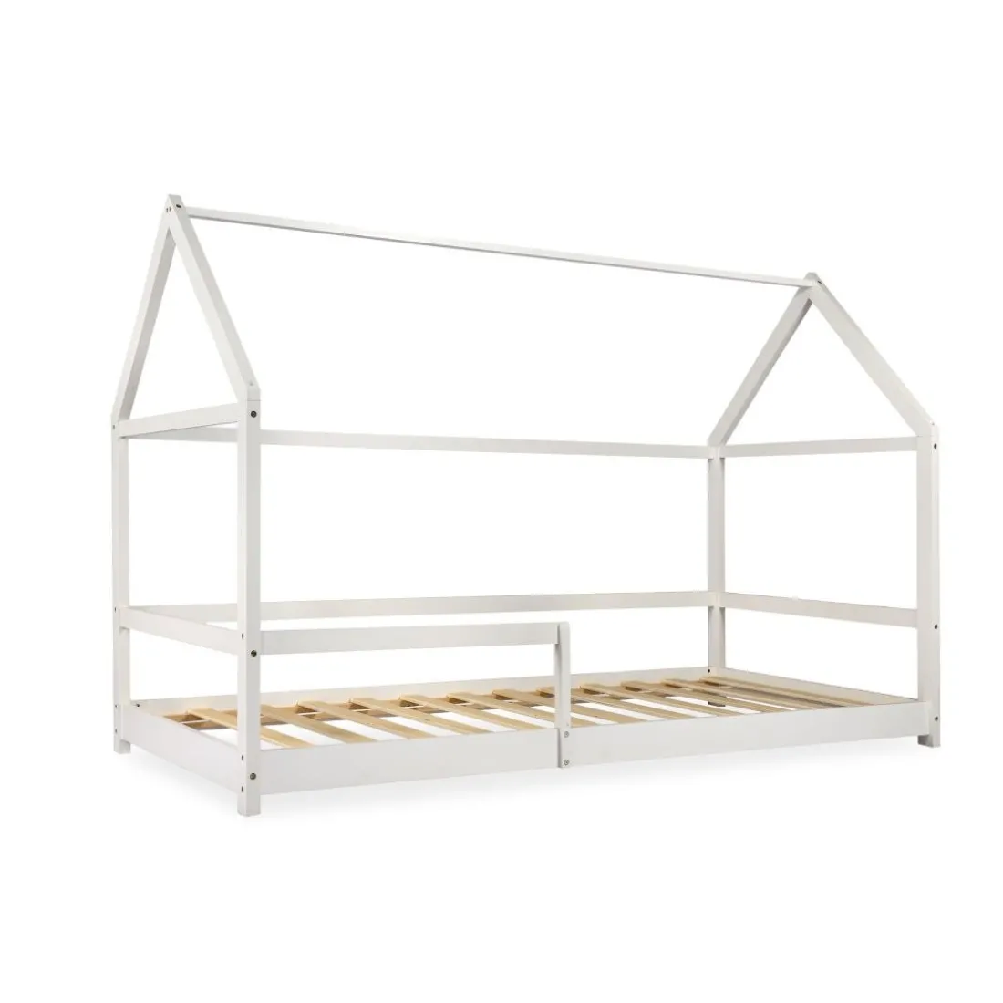 Lit cabane pour enfant Revanou Bois Blanc