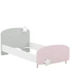 Lit Enfant étoiles rose blanc