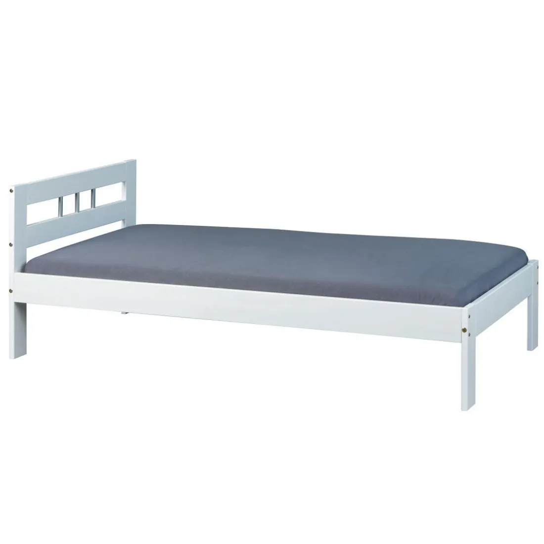 Lit 90x200 blanc WAKA