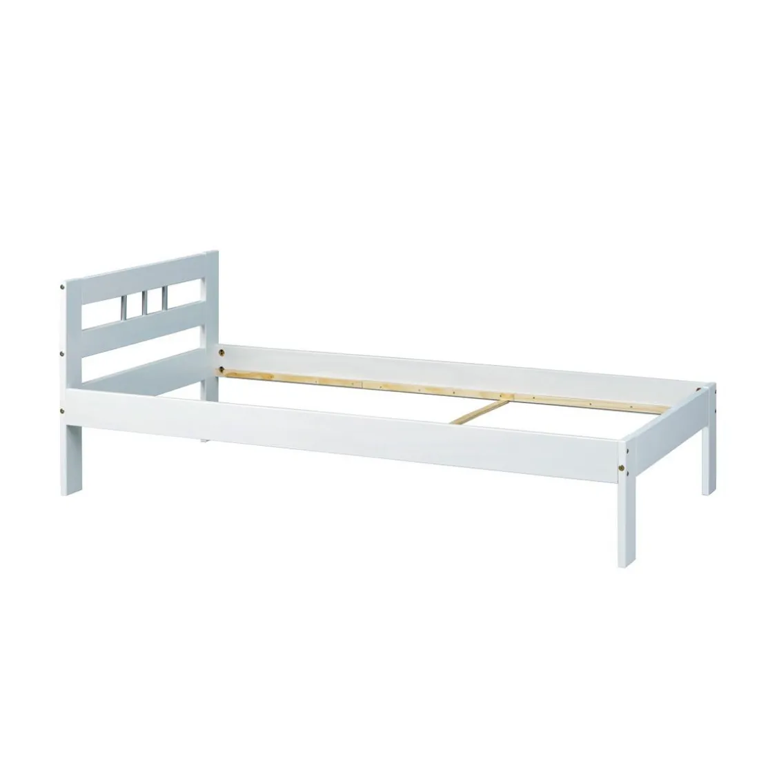 Lit 90x200 blanc WAKA