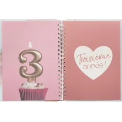 Livre Naissance 100 Pages rose
