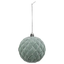 Lot 9 boules Vert déco