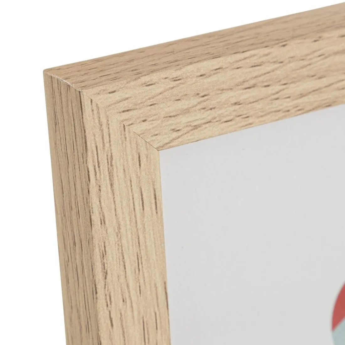 Lot de 3 cadres Beige en papier et bois
