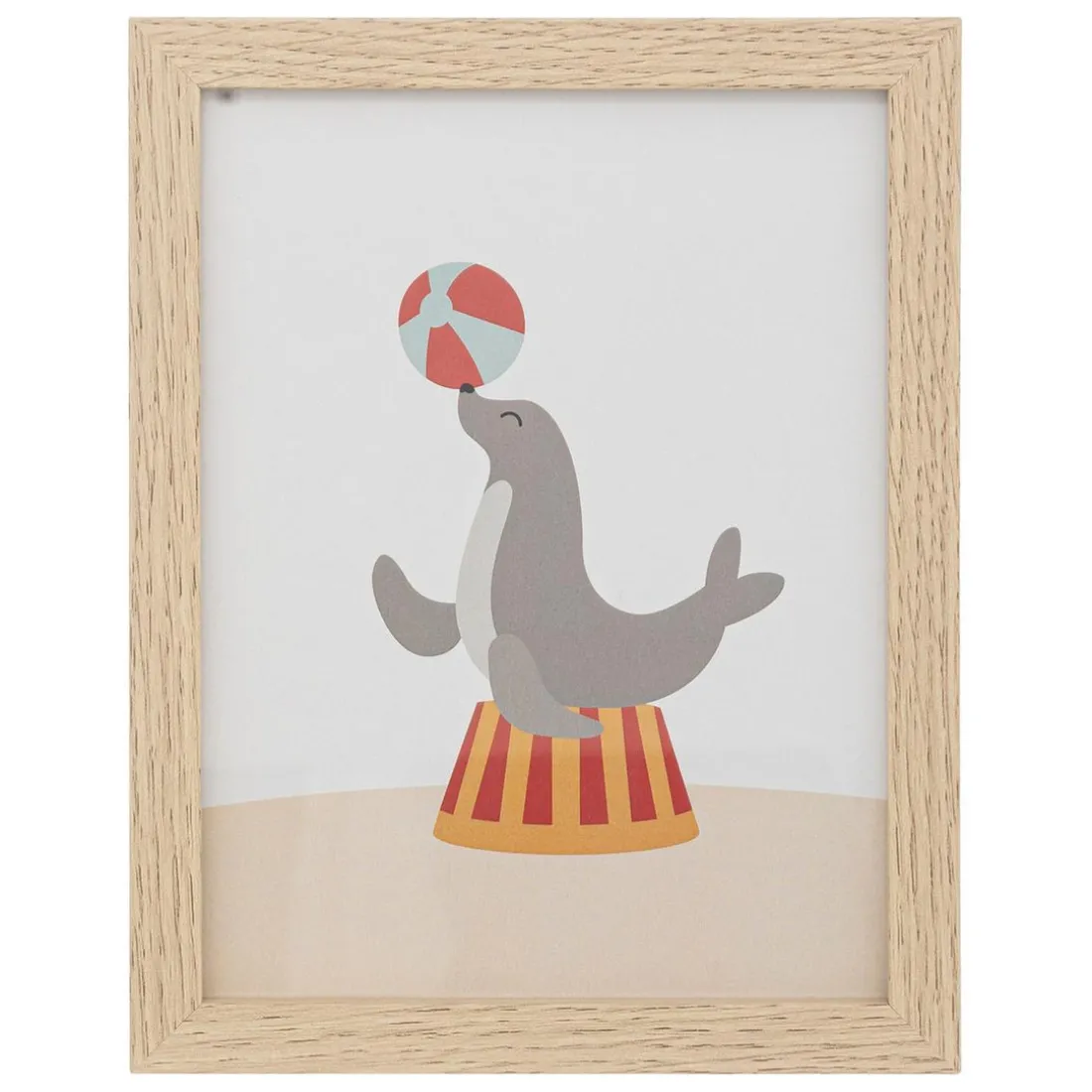 Lot de 3 cadres Beige en papier et bois