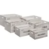 Lot de 6 cagettes en bois