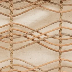 Lot de 4 cagettes en rotin