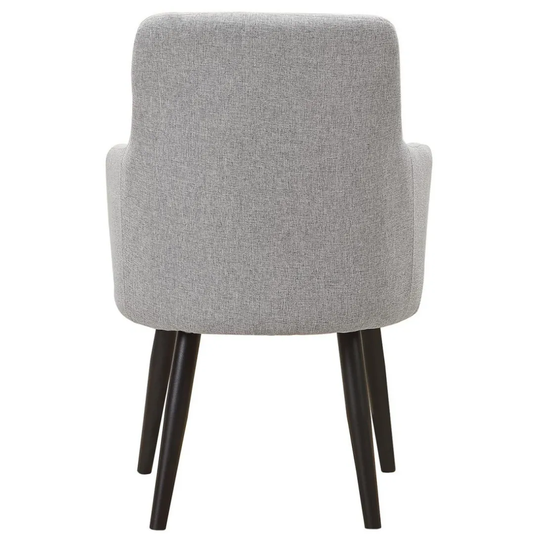 Lot de 2 Fauteuils Tissu Gris Clair LUDVIG