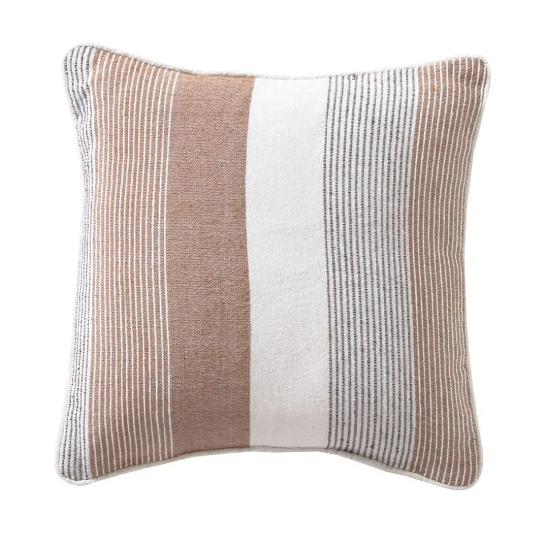 Lot de 2 housses de coussins TREPORT - beige