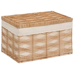 Lot de 3 malles en rotin