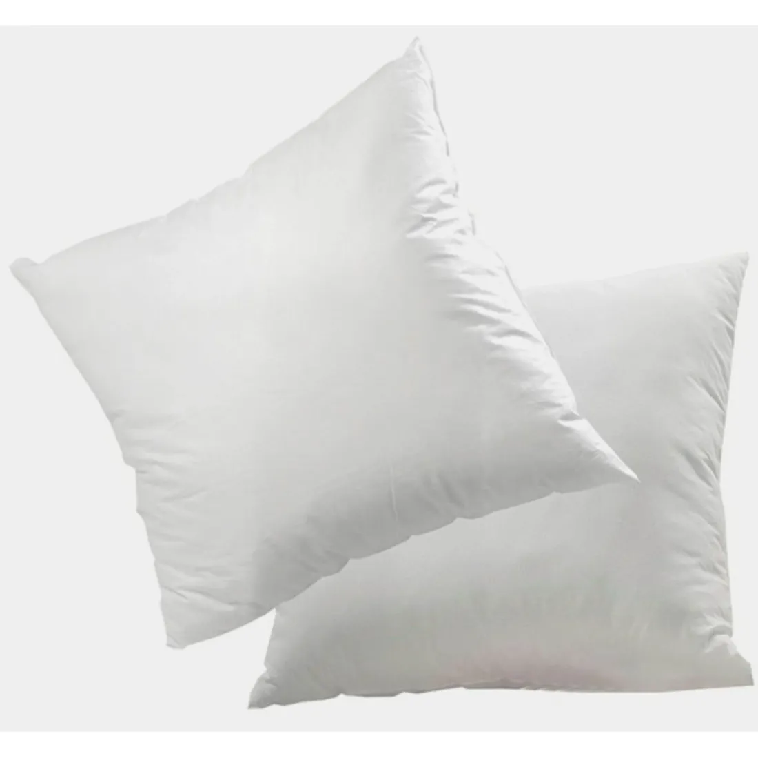 Lot de 2 Oreillers Blanc 100% Coton Selenia