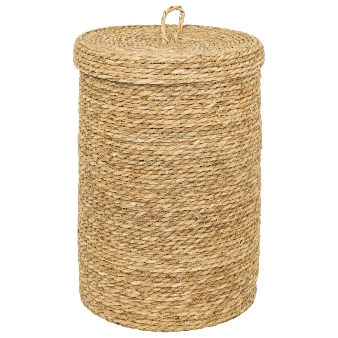 Lot de 9 paniers en jute