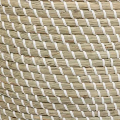 Lot de 2 paniers SOLEYA beige