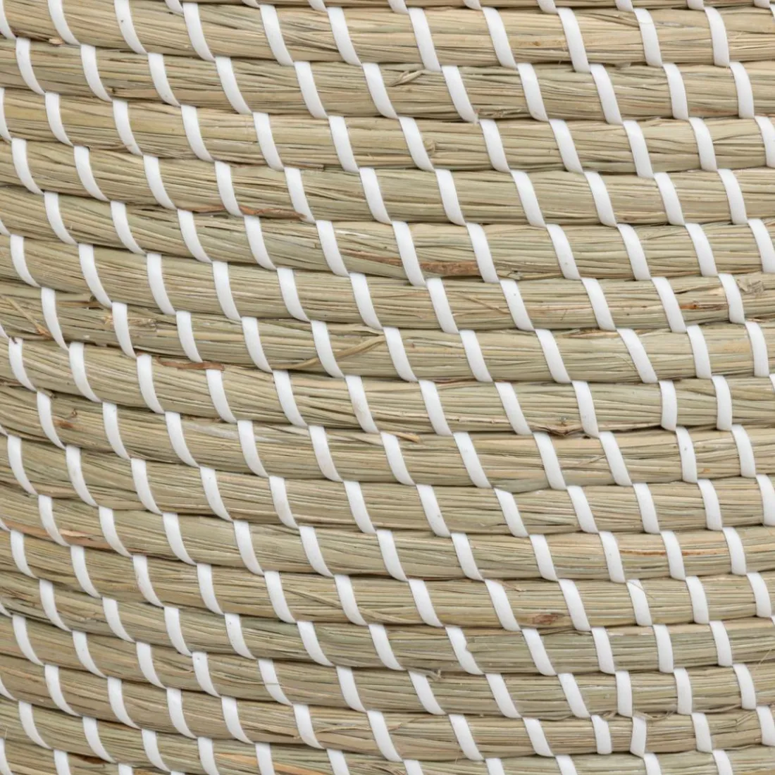 Lot de 2 paniers SOLEYA beige