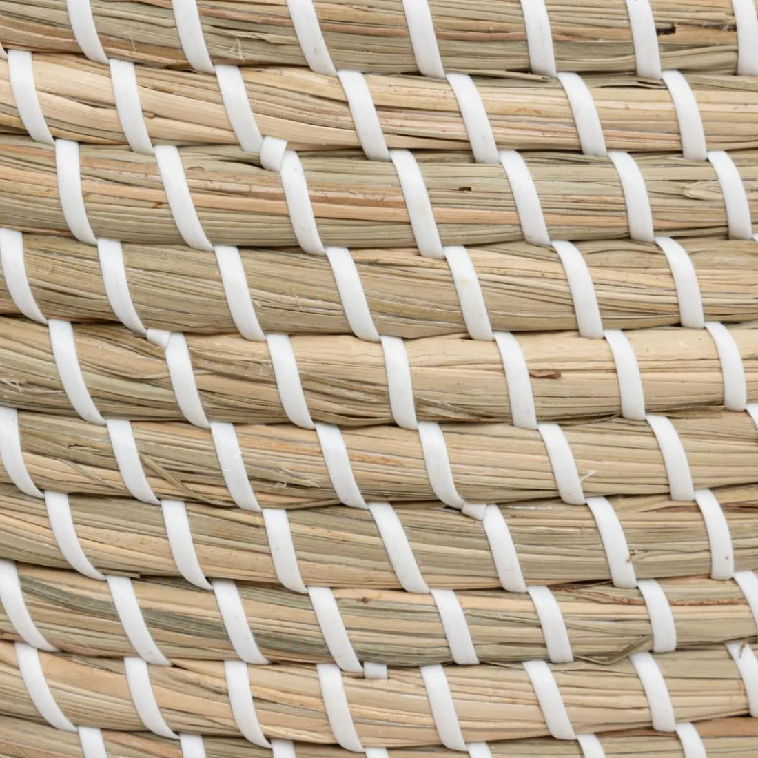 Lot de 2 paniers SOLEYA beige