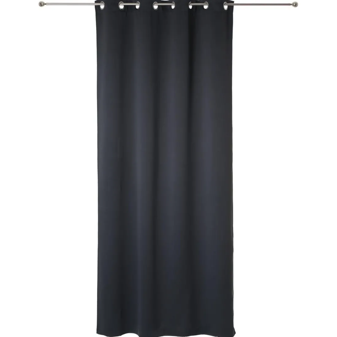 Lot de 2 rideaux occultants gris foncés 135X240
