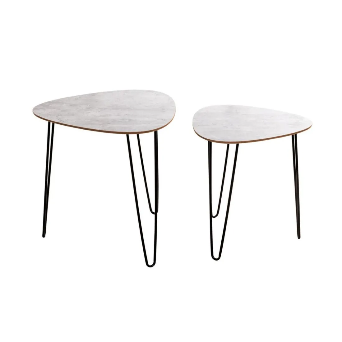 Lot de 2 tables d'appoint