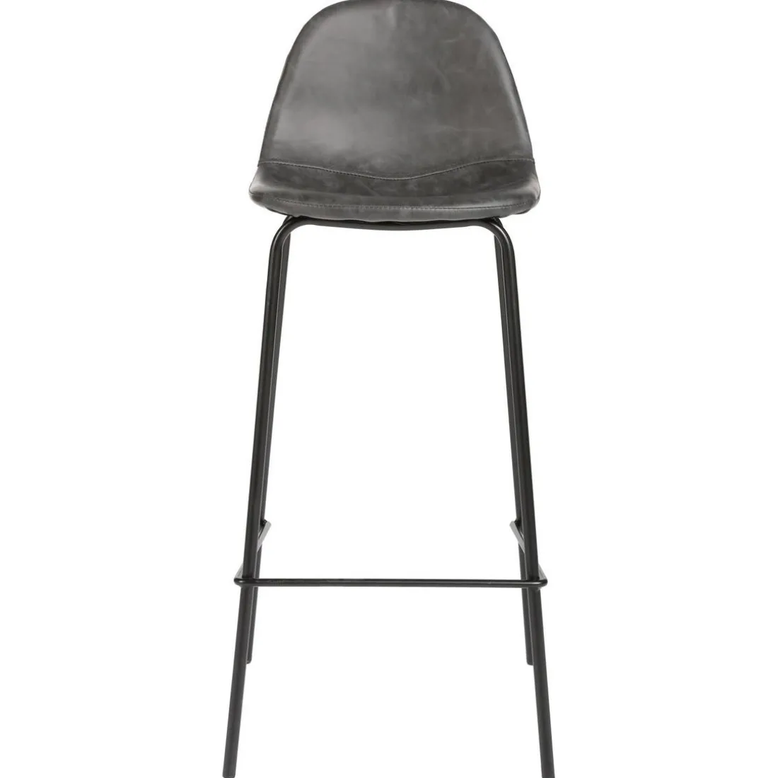 Lot de 2 tabourets de bar gris