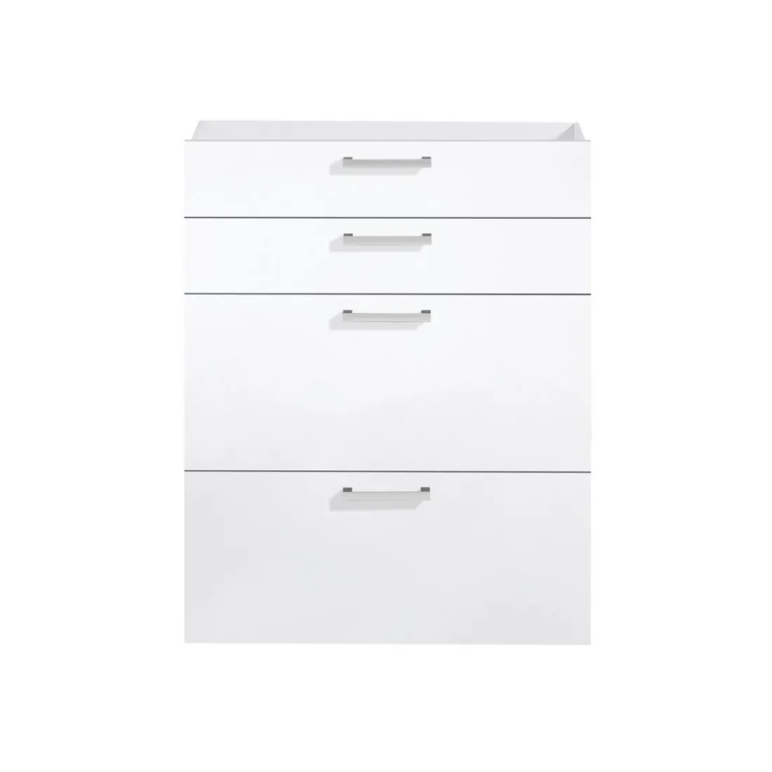 Lot de 4 tiroirs pour étagère CALVIA 14 blanc