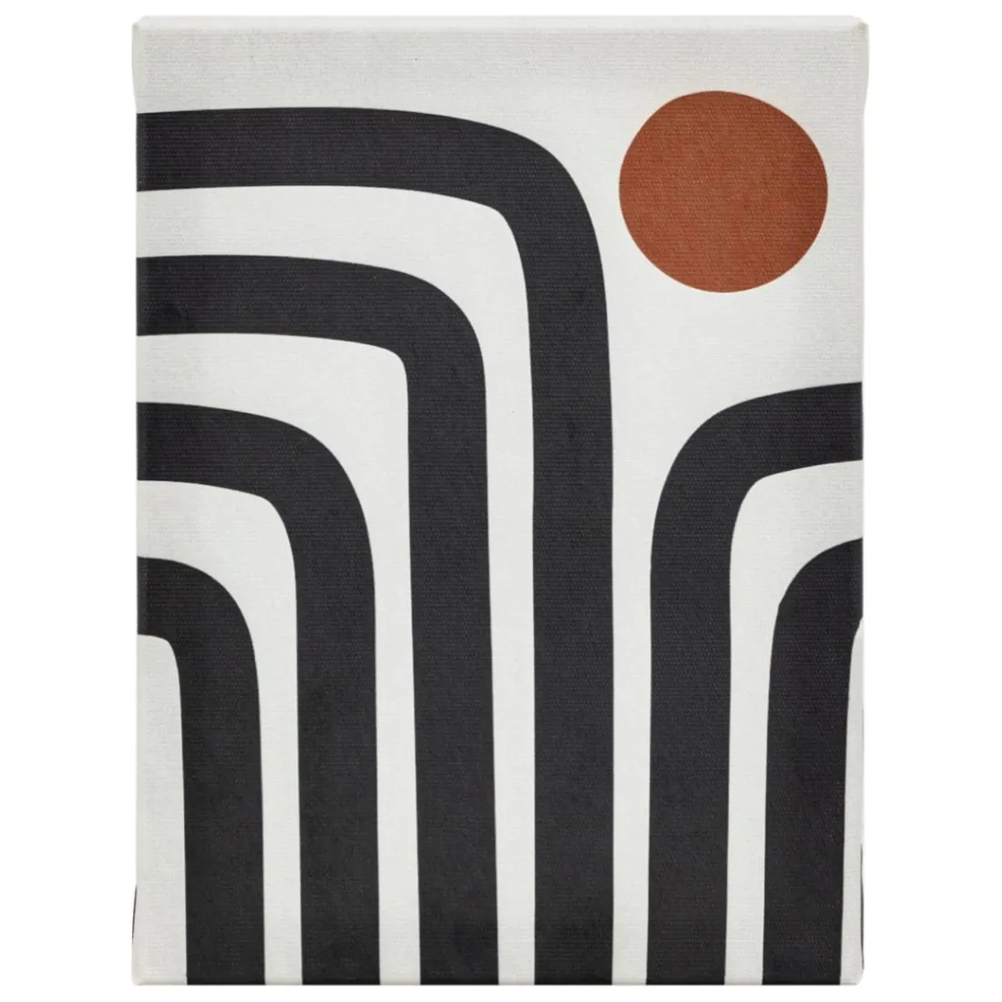 Lot de 5 toiles imprimées Cynthia Noir et blanc
