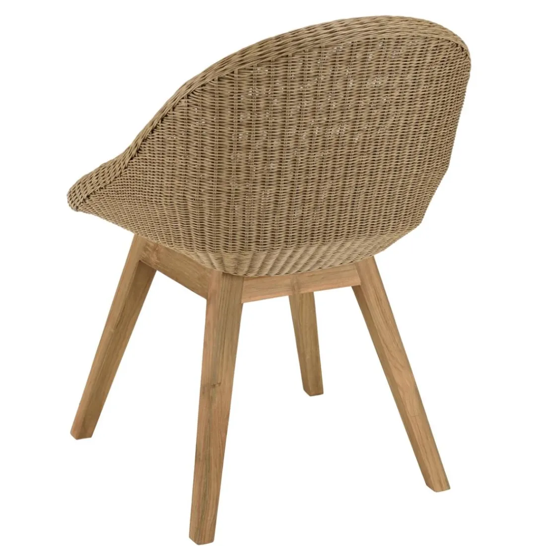 Lot n°7 Salon de jardin teck recyclé rotin synthétique 8/10 personnes KALLY