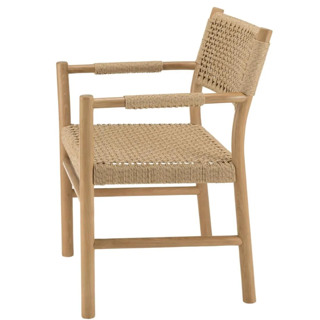 Lot n°4 Salon de jardin teck recyclé rotin synthétique 8 à 10 personnes VALERIA