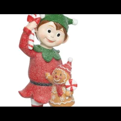 Lutin en résine multicolore