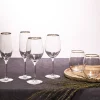 Luxor 6 flutes à champagnes