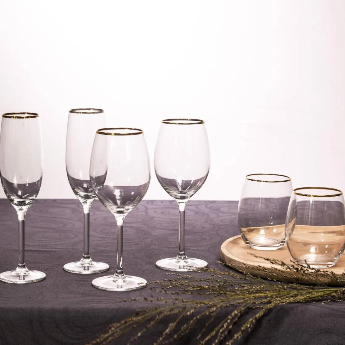 Luxor 6 flutes à champagnes