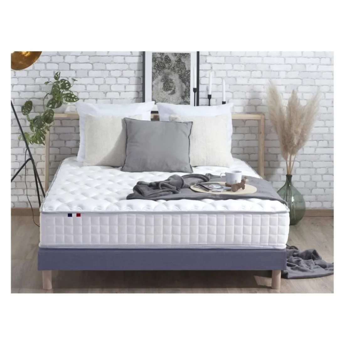 Matelas Roulé Ressorts + Mémoire De Forme ODYSSEO - Made In France