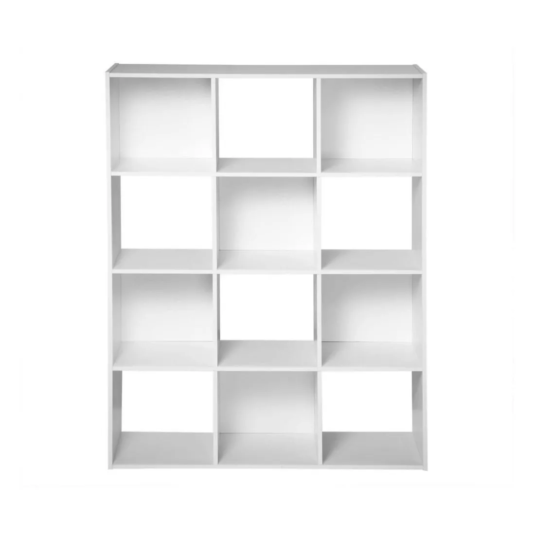Meuble à 12 cases en bois Blanc