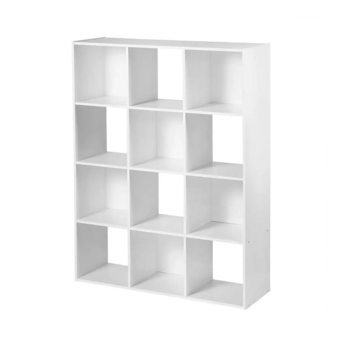 Meuble à 12 cases en bois Blanc