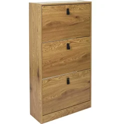 Meuble A Chaussures 3 Portes en Bois