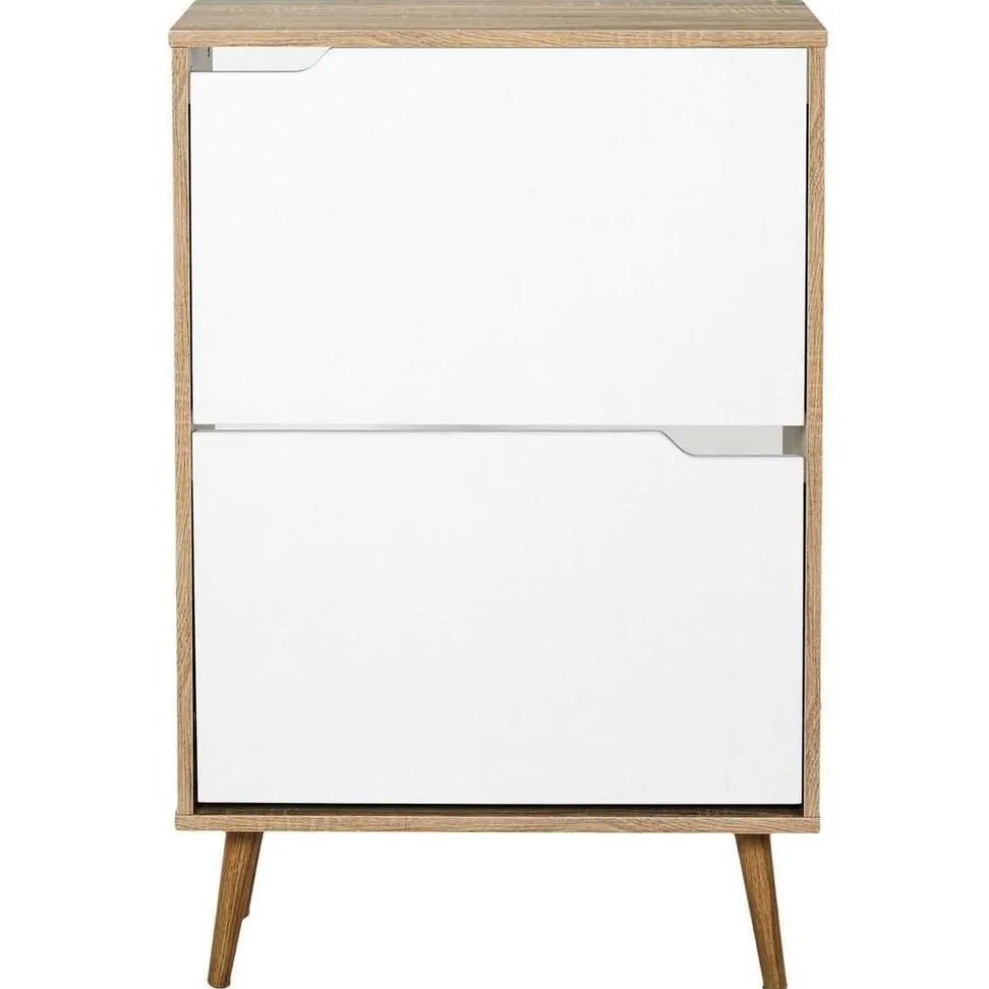 Meuble A Chaussures 2 Portes en Bois