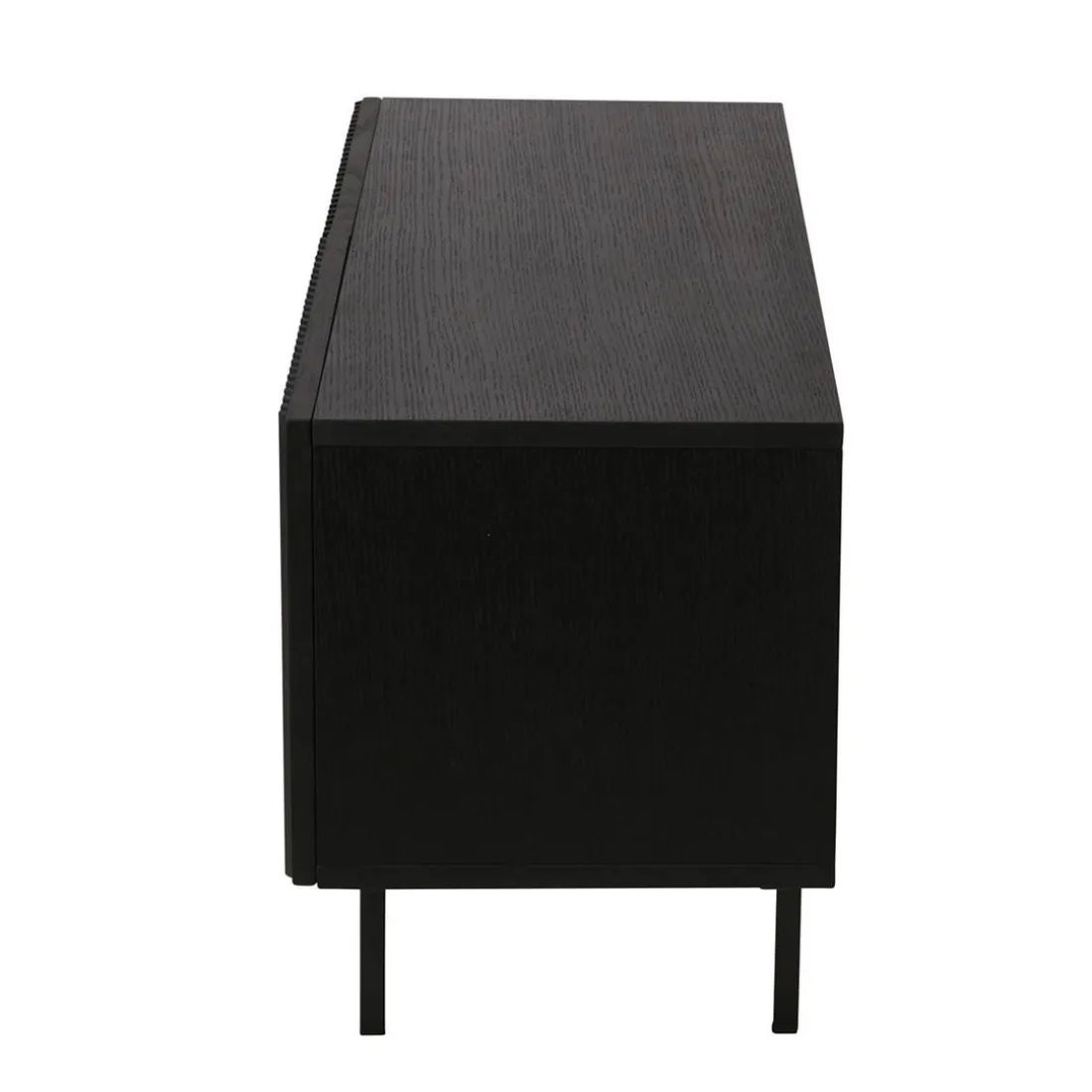 Meuble bas 2 portes noir