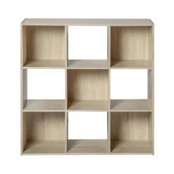 Meuble de rangement à 9 cases Beige
