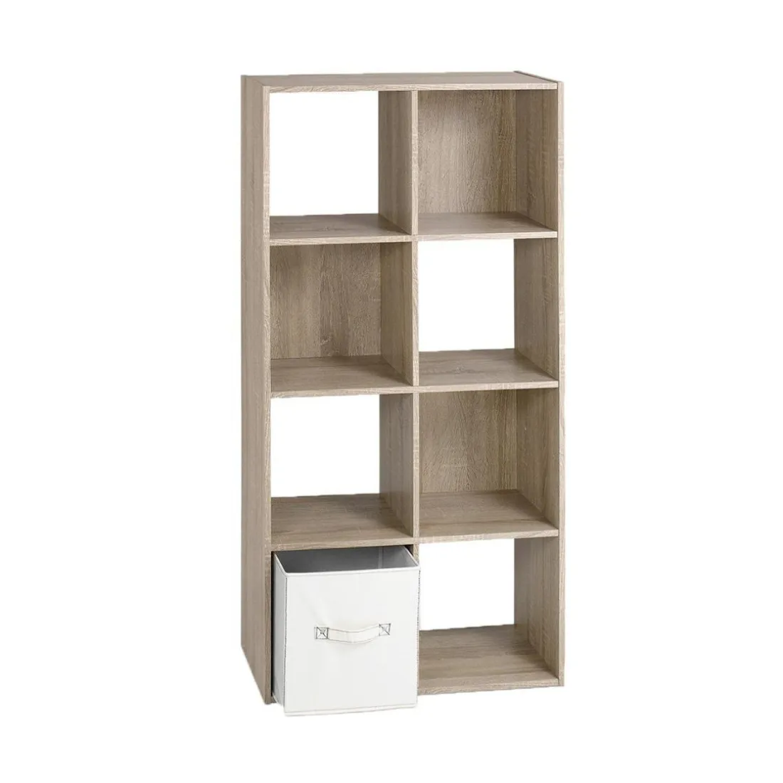 Meuble de rangement à 8 cases Beige