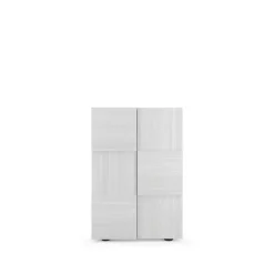Meuble de rangement 2 portes multifonctionnel