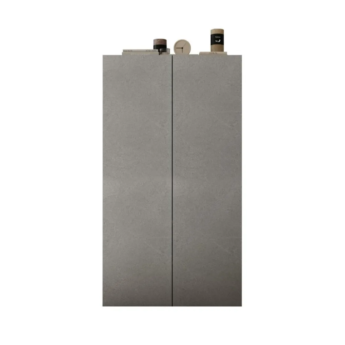 Meuble de rangement 2 portes 6 étagères reglable