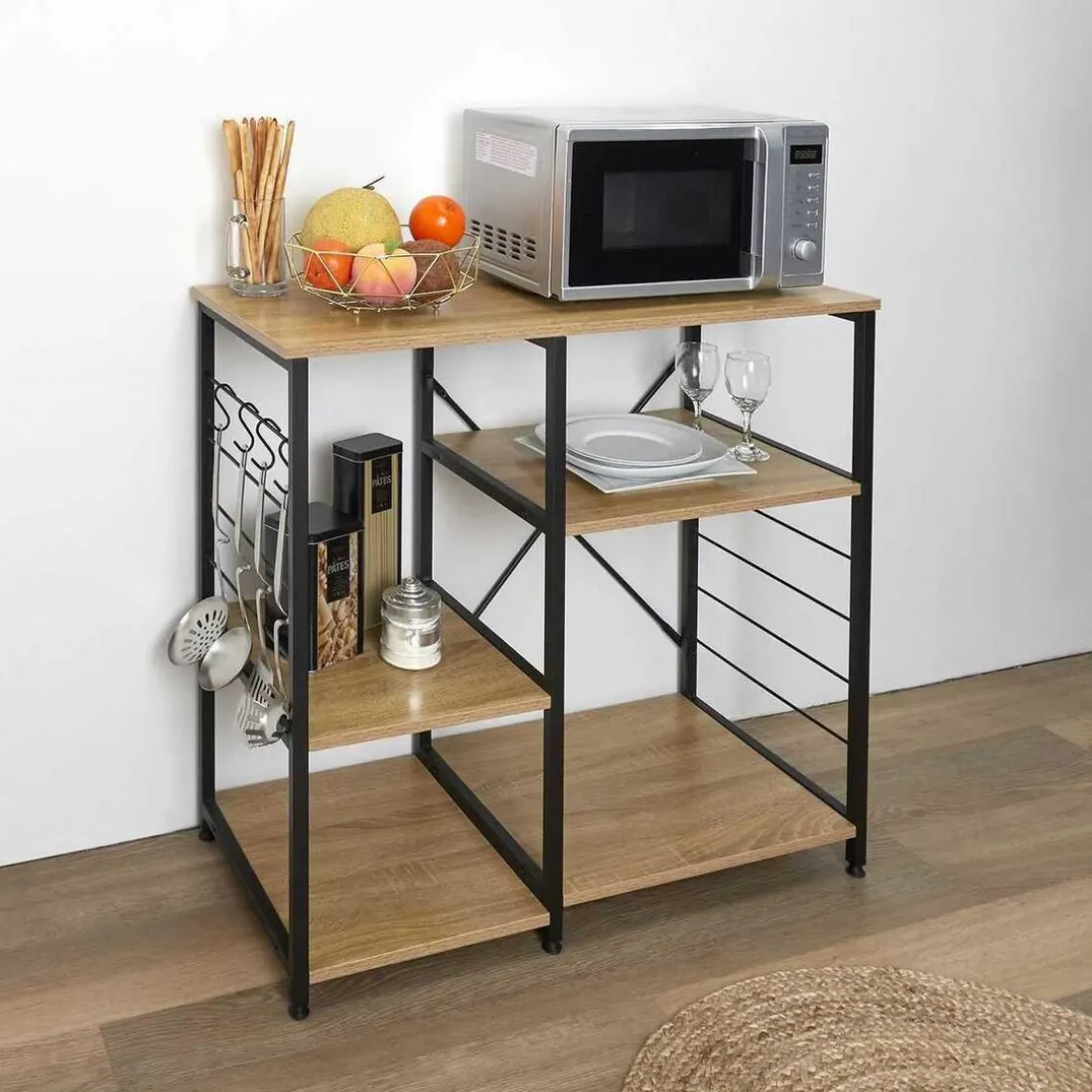 Meuble De Rangement d'Appoint en Métal
