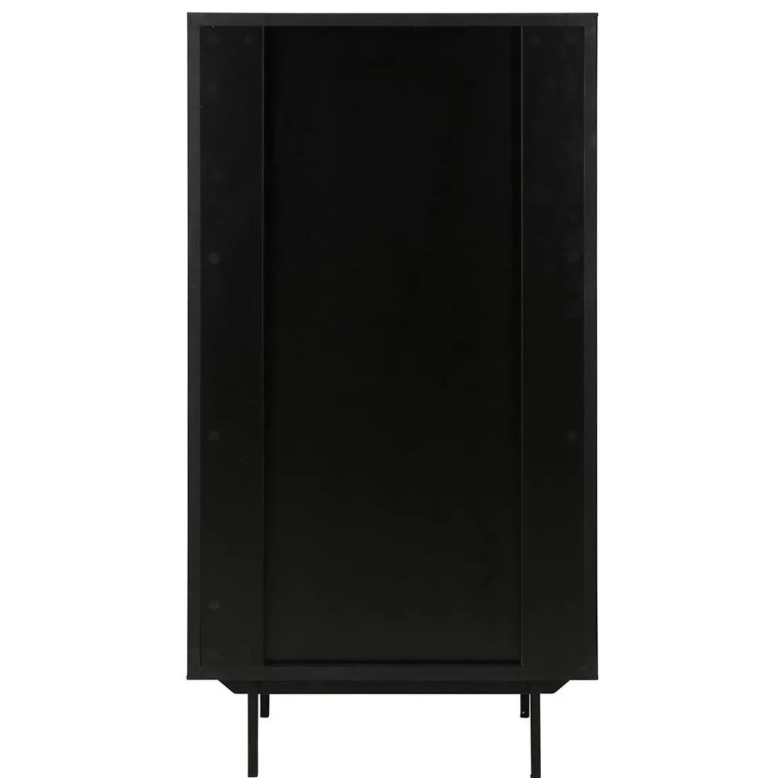 Meuble haut 2 portes noir